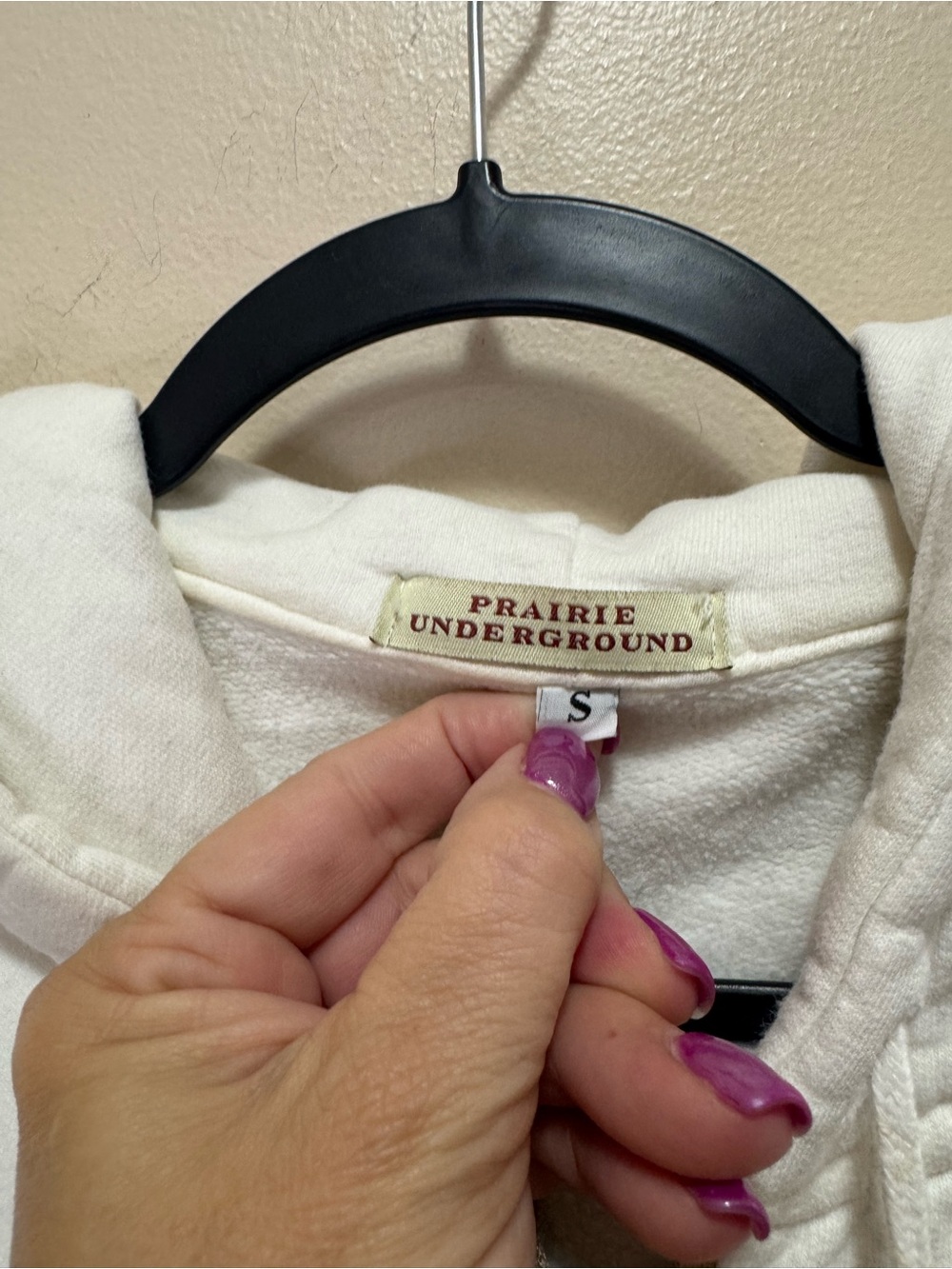 Prairie Underground
Long Cloak Hoodie in
Cream - Picture 4 of 7